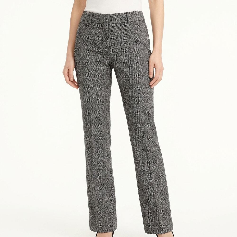 Ann Taylor LOFT Marisa Silk Blend Gray Lined Pants Women Plus Size 2